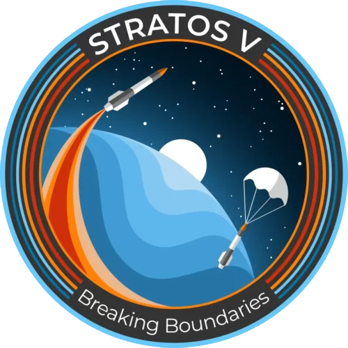 TU Delft - DARE Stratos V Logo