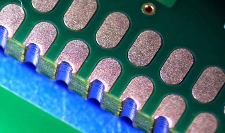 Castellations on a PCB - Eurocircuits
