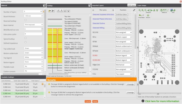 Buildup Editor User Guide - Eurocircuits