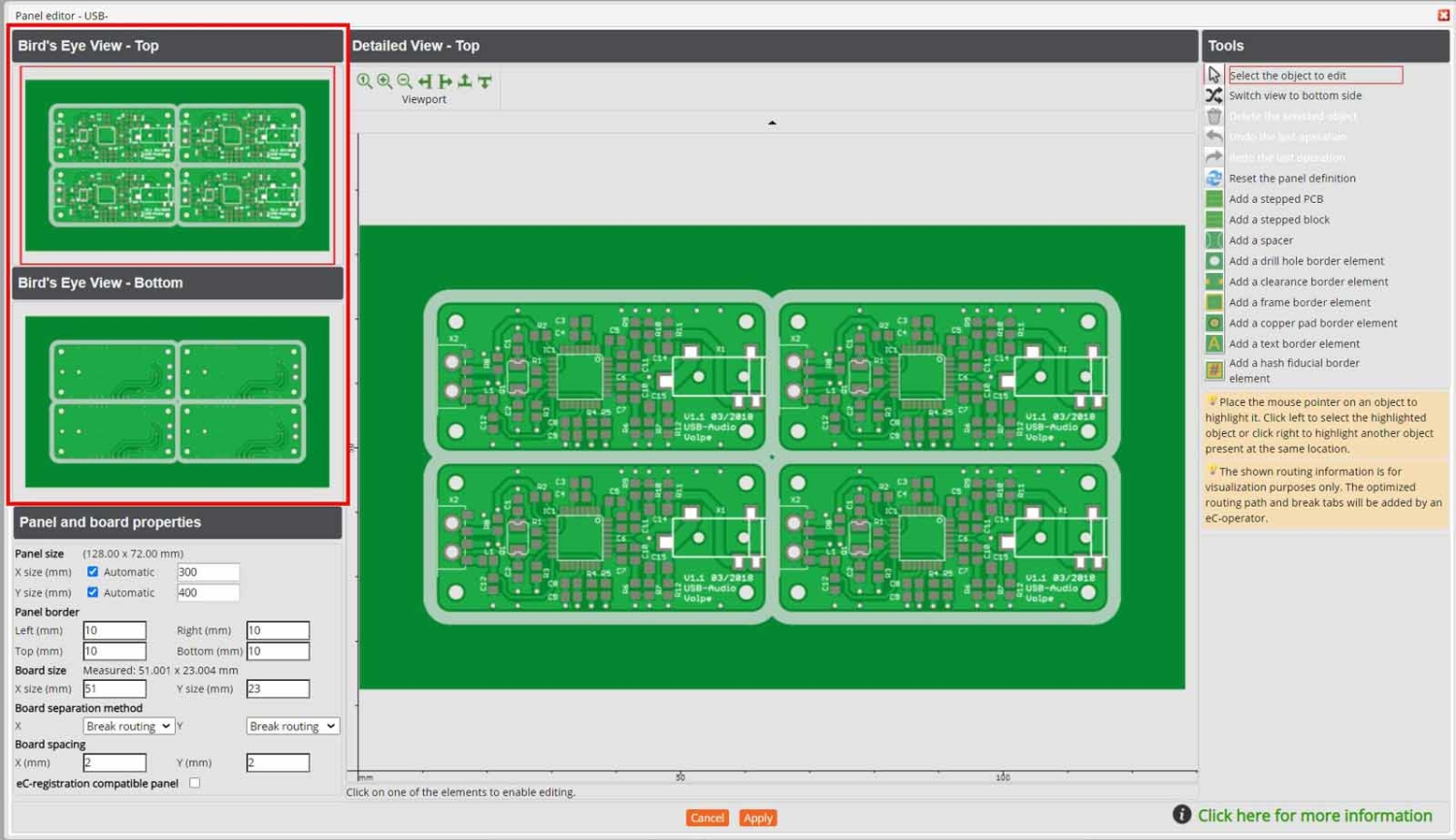 Panel Editor User Guide - Eurocircuits