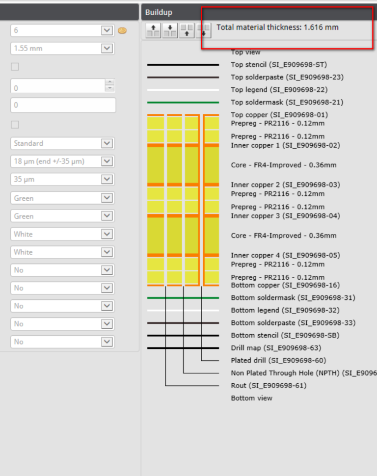 Review – Standard and Predefined Build-ups - Eurocircuits