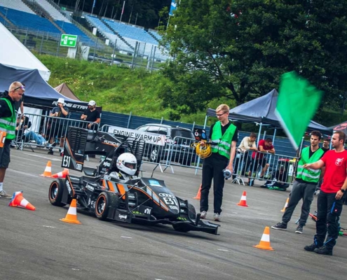 TUfast racing team car