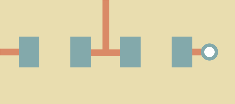 Via to close to pad solution 1