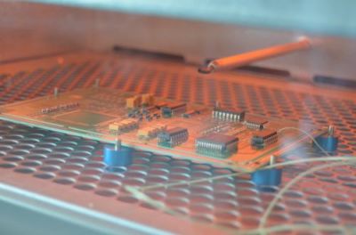 Prototype soldering with the eC-reflow equipment- Workshop in Augsburg ...