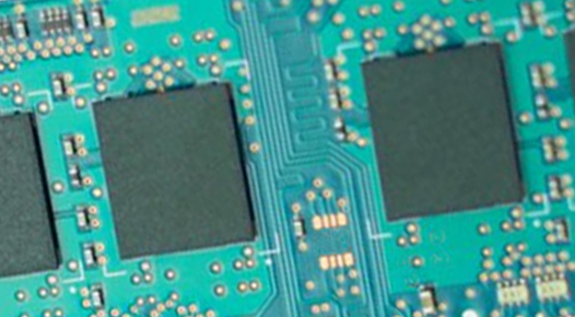 HDI PCB with components