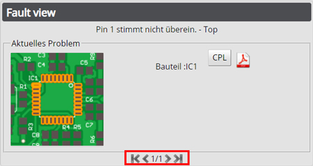 Assembly Editor Fehlersicht Abschnitt