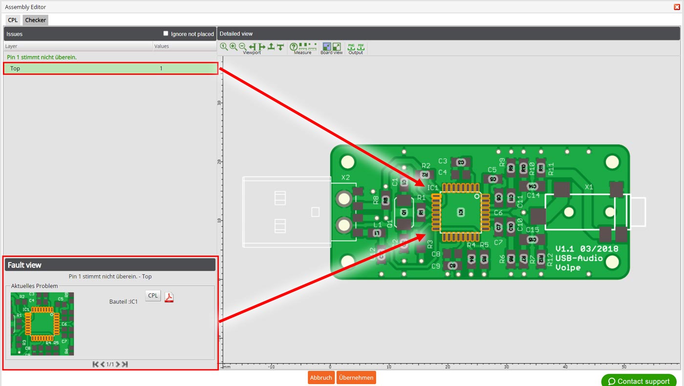 Assembly Editor Thema auswählen