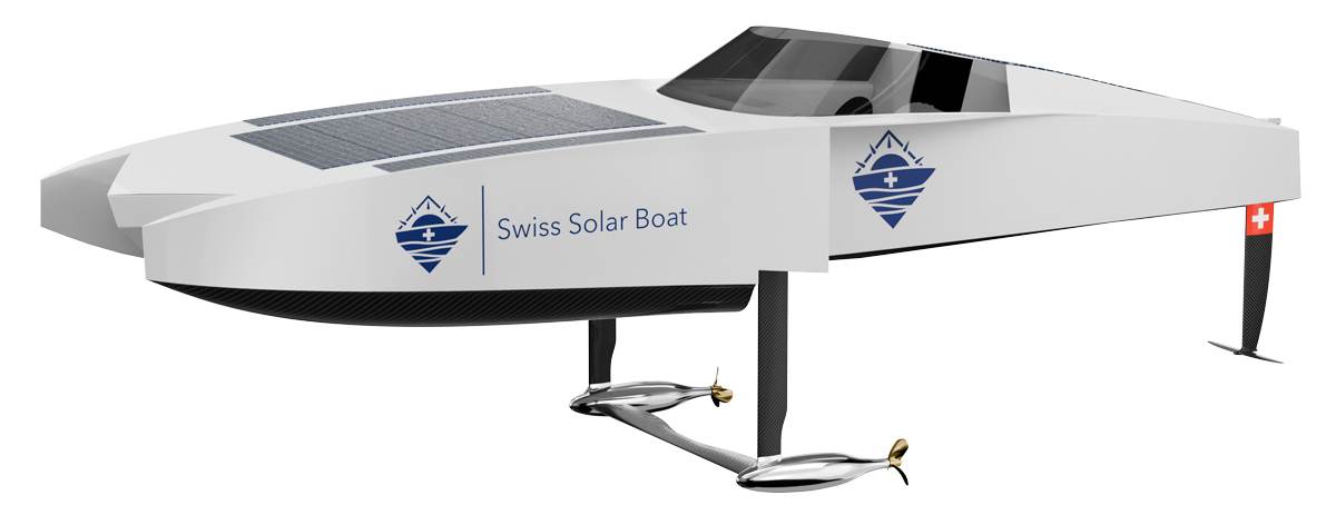 EPFL Swiss Solar Boat 2025 Boat