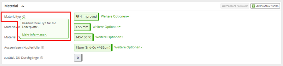 PCB-Konfiguration Fragezeichen