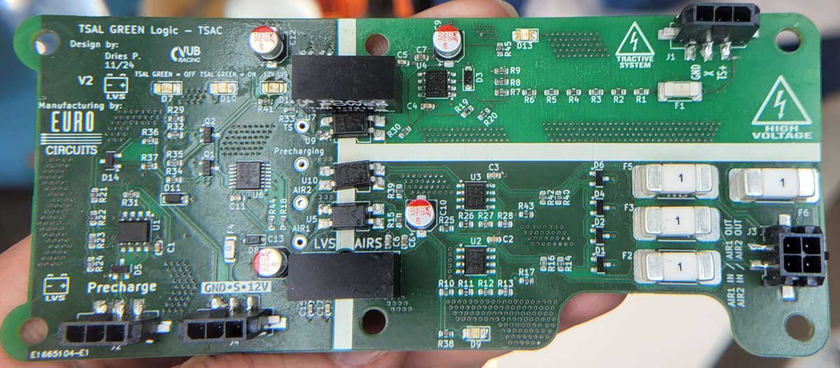 VUB Racing 2025 PCB2