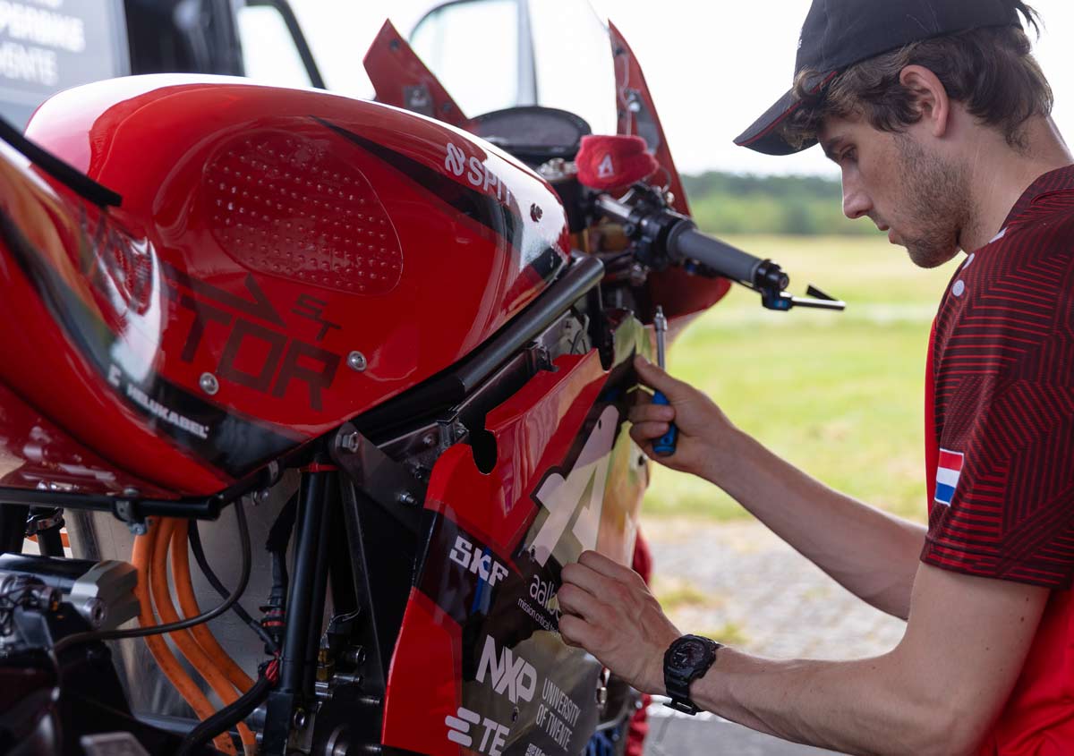 Electric Superbike Twente 2025 Motorbike