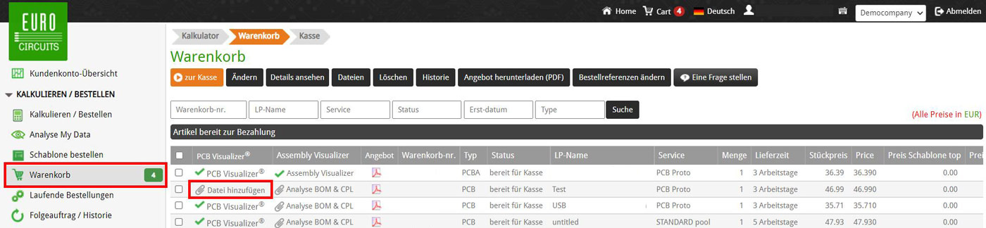 Shopping-basket-Add-data