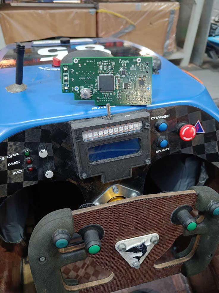 Formula Student team Delft 25 Inside Car