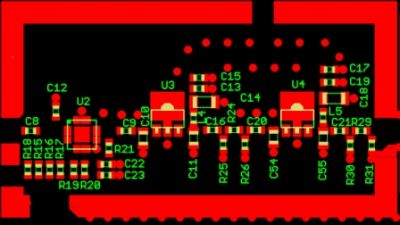 Beschriftungsdruck vor Korrektur