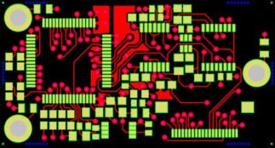 Lötstoppmaske nach Korrektur