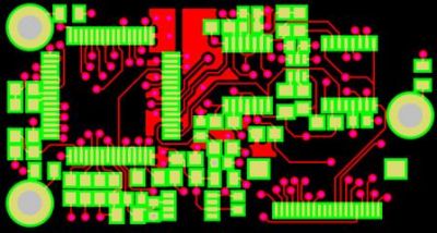 Lötstoppmaske ohne Korrektur