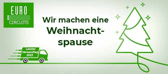 Last shipment date Newsletter banner German