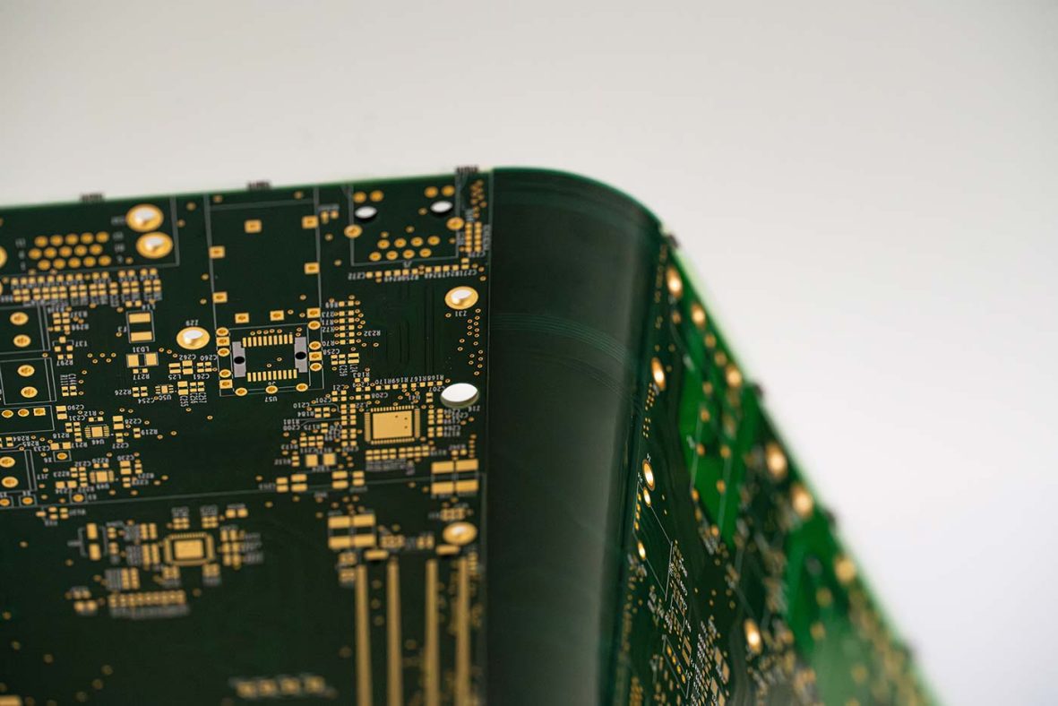 Semi-Flex PCB on standard FR-4 Multilayer Construction