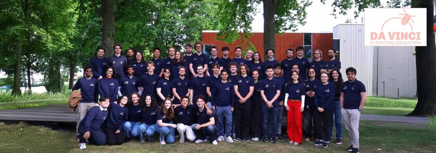 TU Delft da Vinci Satelite 2025 Banner log