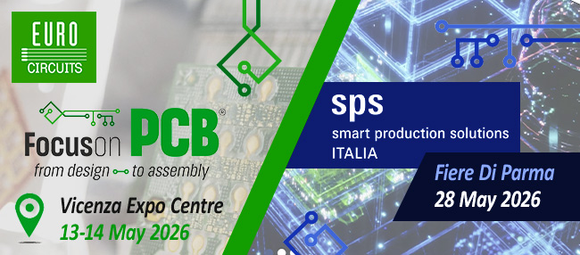 Focus on PCB + SPS Italia 2026 - Newsletter banner